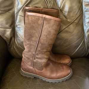 Ugg brown tall boots size9